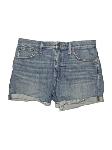 Madewell High-Rise Denim Shorts in Malden Wash (view 1)
