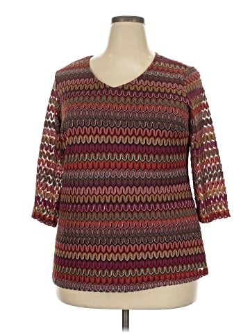 Roz & Ali 3/4 Sleeve Top (view 1)