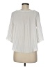 H By Halston 100% Polyester Ivory 3/4 Sleeve Blouse Size M - photo 2