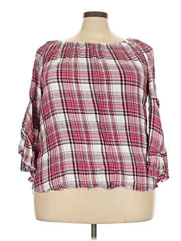 Fever 3/4 Sleeve Blouse (view 1)