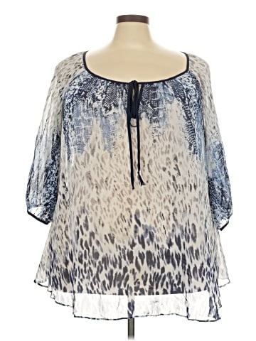 Investments 3/4 Sleeve Blouse (view 1)