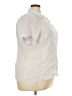 Studio 1940 100% Polyester Ivory Short Sleeve Blouse Size 22 - 24 - photo 4