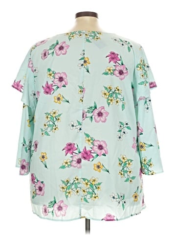 Lane Bryant 3/4 Sleeve Blouse (view 2)