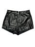 Superdown 100% Polyester Metallic Black Shorts Size S - photo 1