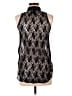 American Rag Cie Polka Dots Black Sleeveless Blouse Size S - photo 2