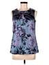 Tory Burch Purple Blue Sleeveless Blouse Size 4 - photo 1