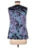 Tory Burch Purple Blue Sleeveless Blouse Size 4 - photo 2