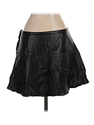 BCBGMAXAZRIA Leather Skirt (view 2)