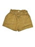Monoprix Solid Yellow Khaki Shorts Size 5 - photo 1