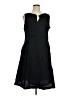 Talbots 100% Cotton Black Cocktail Dress Size 16 - photo 1