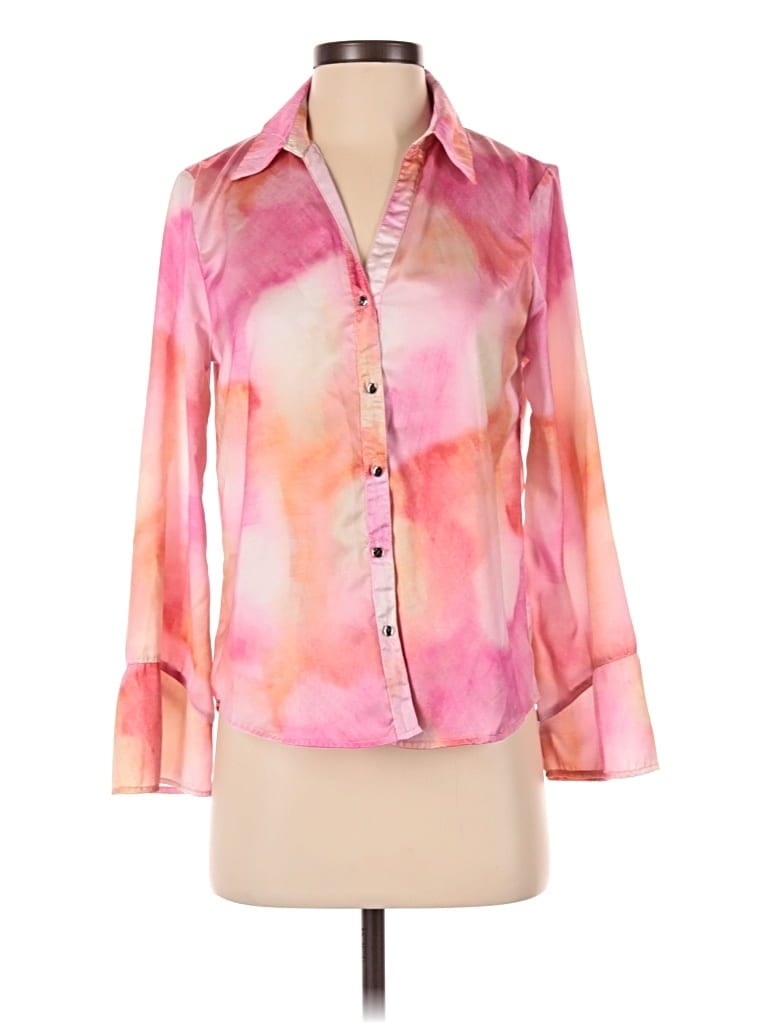 Pre-owned Sundayup Long Sleeve Blouse In Pink