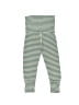 Hanna Andersson Stripes Green Leggings Size 18-24 mo - photo 2