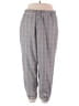 New Look 100% Polyester Plaid Gray Casual Pants Size 2X - photo 1