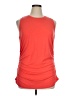 Lands' End Orange Sleeveless T-Shirt Size 1X - photo 1