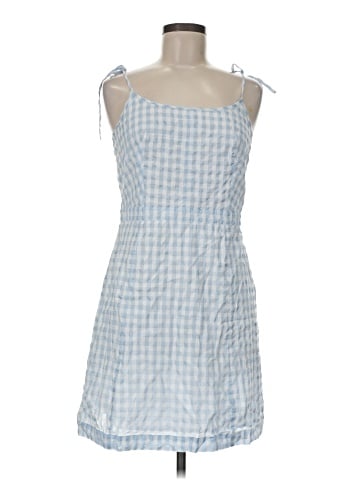 Madewell Gingham Tie-Strap Dress (view 1)