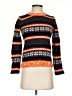 J.Crew Factory Store Print Orange Pullover Sweater Size XS - photo 1