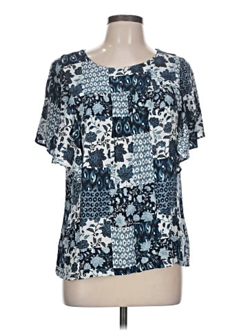 Garnet Hill Short Sleeve Blouse (view 1)