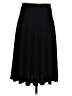 Lands' End Solid Black Formal Skirt Size S - photo 2