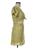 Beginning Boutique 100% Polyester Yellow Casual Dress Size 8 - photo 4