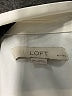 Ann Taylor LOFT 100% Polyester Ivory 3/4 Sleeve Blouse Size M (petite) - photo 7