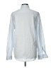 Zara Chevron-herringbone Blue Long Sleeve Button-Down Shirt Size L - photo 2