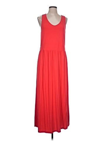 Peach Casual Dress (view 1)