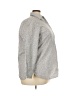 Lands' End 100% Baumwolle Animal Print Gray Long Sleeve Blouse Size 20 - photo 4