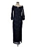 Xscape Floral Blue Cocktail Dress Size 10 (petite) - photo 1