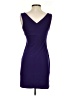 En Focus Studio Purple Cocktail Dress Size 4 - photo 2