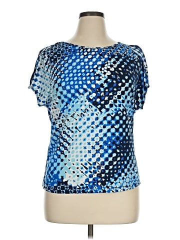 Perseption Concept Short Sleeve Blouse (view 1)