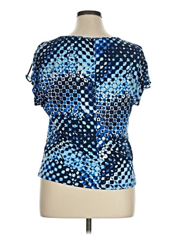 Perseption Concept Short Sleeve Blouse (view 2)