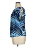 Perseption Concept Blue Short Sleeve Blouse Size XL - photo 5