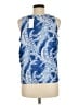 J. McLaughlin Blue Sleeveless Silk Top Size M - photo 2