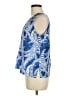 J. McLaughlin Blue Sleeveless Silk Top Size M - photo 5