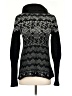 Free People Chevron-herringbone Black Turtleneck Sweater Size S - photo 2