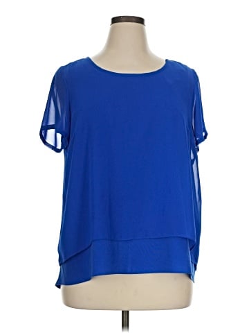 Dana Buchman Short Sleeve Blouse (view 1)