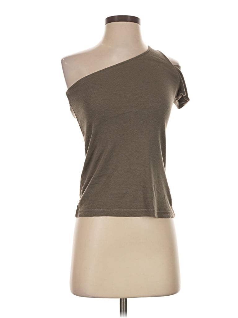 Pre-owned Splendid Sleeveless T-shirt In Brown