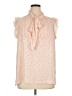Ann Taylor LOFT 100% Polyester Pink Sleeveless Blouse Size XL - photo 1