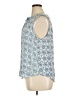 Ann Taylor LOFT 100% Polyester Blue Sleeveless Blouse Size XL - photo 5