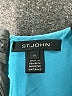 St. John Tweed Teal Cocktail Dress Size 14 - photo 6