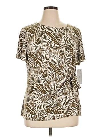 Liz Claiborne Short Sleeve Blouse (view 1)