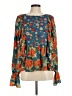 Belle Vere 100% Polyester Blue Long Sleeve Blouse Size M - photo 1