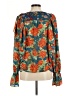 Belle Vere 100% Polyester Blue Long Sleeve Blouse Size M - photo 2