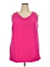Woman Within Pink Sleeveless Blouse Size 18 (L) - photo 1