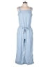 Ann Taylor LOFT 100% Lyocell Solid Blue Jumpsuit Size S (petite) - photo 1