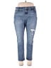Old Navy Hearts Blue Jeans Size 12 - photo 1