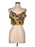 Timing Yellow Sleeveless Top Size L - photo 1