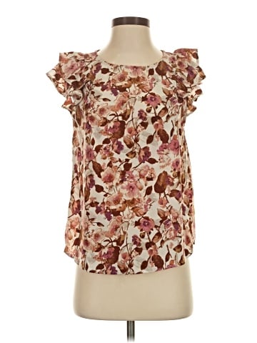 Timing Short Sleeve Blouse (view 1)