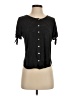 Amour Vert Black Short Sleeve Top Size S - photo 1