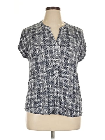 Dana Buchman Short Sleeve Blouse (view 1)